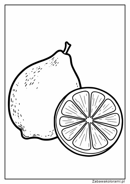 Limonka kolorowanka