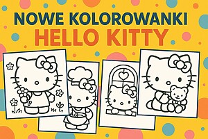 Nowe Kolorowanki Hello kitty