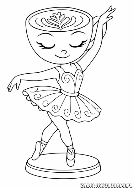 Ballerina Cappucina Kolorowanka